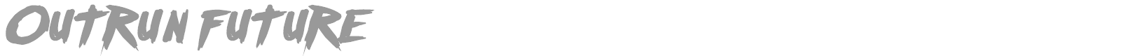 Outrun future font preview